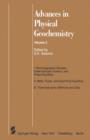 Advances in Physical Geochemistry - Book