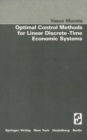 Optimal Control Methods for Linear Discrete-Time Economic Systems - eBook
