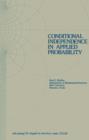 Conditional Independence in Applied Probability - eBook