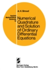 Numerical Quadrature and Solution of Ordinary Differential Equations : A Textbook for a Beginning Course in Numerical Analysis - eBook