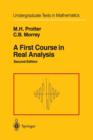 A First Course in Real Analysis - Book