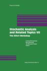 Stochastic Analysis and Related Topics VII : Proceedings of the Seventh Silivri Workshop - Book