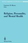 Religion, Personality, and Mental Health - Book