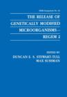 The Release of Genetically Modified Microorganisms-REGEM 2 - Book