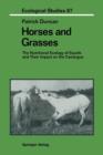 Horses and Grasses : The Nutritional Ecology of Equids and Their Impact on the Camargue - Book