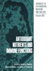 Antioxidant Nutrients and Immune Functions - Book