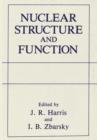 Nuclear Structure and Function - Book