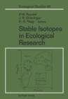 Stable Isotopes in Ecological Research - Book
