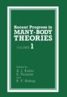 Recent Progress in MANY-BODY THEORIES - Book
