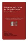 Disorder and Order in the Solid State : Concepts and Devices - Book