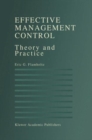 Effective Management Control : Theory and Practice - Book