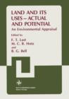 Land and its Uses — Actual and Potential : An Environmental Appraisal - Book