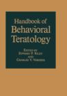 Handbook of Behavioral Teratology - Book