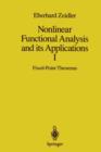 Nonlinear Functional Analysis and its Applications : I: Fixed-Point Theorems - Book