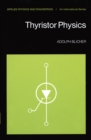 Thyristor Physics - eBook