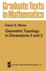 Geometric Topology in Dimensions 2 and 3 - eBook