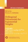 Orthogonal Polynomials for Exponential Weights - eBook