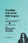 Proceedings of the Second ISAAC Congress : Volume 1: This project has been executed with Grant No. 11-56 from the Commemorative Association for the Japan World Exposition (1970) - eBook