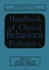Handbook of Clinical Behavioral Pediatrics - eBook