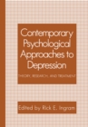 Contemporary Psychological Approaches to Depression : Theory, Research, and Treatment - eBook