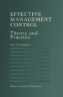 Effective Management Control : Theory and Practice - eBook