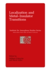 Localization and Metal-Insulator Transitions - eBook
