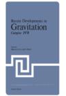 Recent Developments in Gravitation : Cargese 1978 - Book