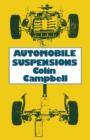 Automobile Suspensions - Book