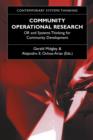 Community Operational Research : OR and Systems Thinking for Community Development - Book