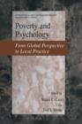 Poverty and Psychology : From Global Perspective to Local Practice - Book