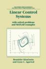 Linear Control Systems : With solved problems and MATLAB examples - Book