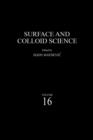 Surface and Colloid Science - Book