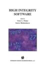 High Integrity Software - Book