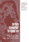 Oxygen Transport to Tissue XVI - Book