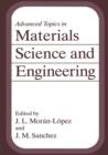 Advanced Topics in Materials Science and Engineering - Book