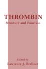 Thrombin : Structure and Function - Book