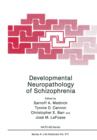 Developmental Neuropathology of Schizophrenia - Book