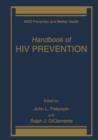 Handbook of HIV Prevention - Book