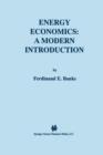 Energy Economics: A Modern Introduction - Book