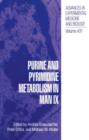 Purine and Pyrimidine Metabolism in Man IX - Book