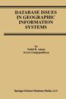 Database Issues in Geographic Information Systems - Book