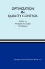 Optimization in Quality Control - Book