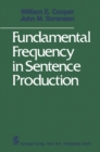 Fundamental Frequency in Sentence Production - eBook