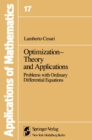 Optimization-Theory and Applications : Problems with Ordinary Differential Equations - eBook