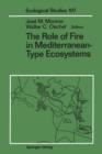 The Role of Fire in Mediterranean-Type Ecosystems - Book