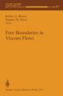 Free Boundaries in Viscous Flows - Book