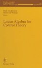 Linear Algebra for Control Theory - eBook