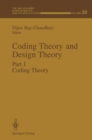 Coding Theory and Design Theory : Part I Coding Theory - eBook