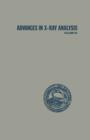 Advances in X-Ray Analysis : Volume 33 - Book