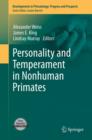 Personality and Temperament in Nonhuman Primates - eBook